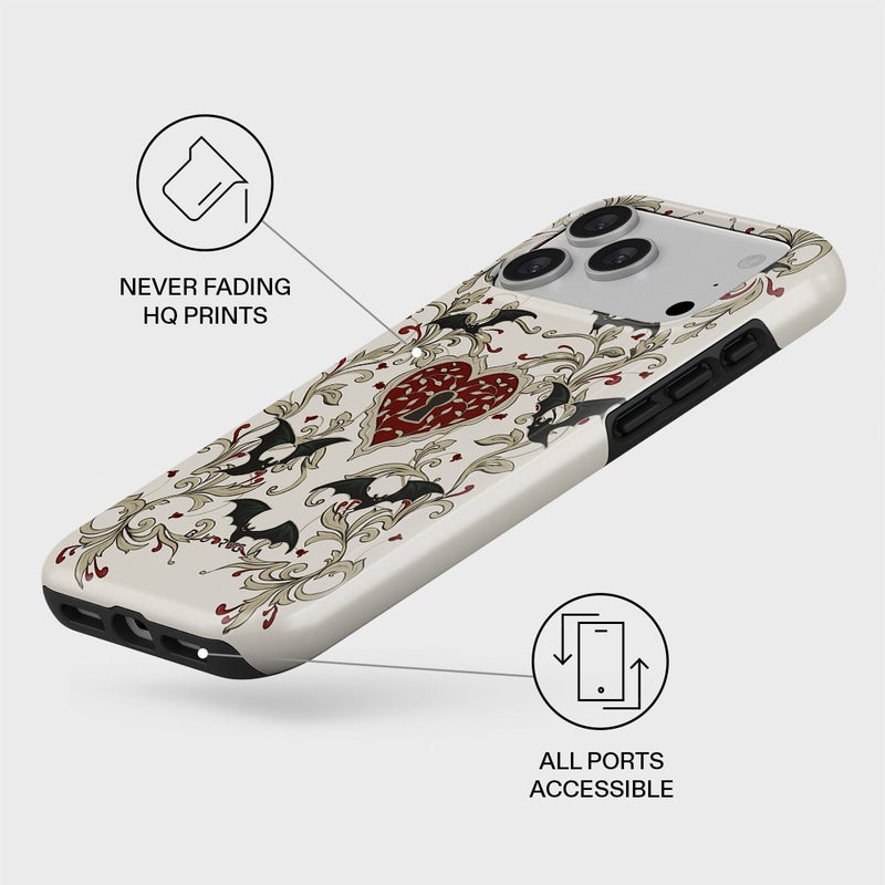 بورجا جراب بورجا لهاتف آيفون  برو ماكس وايرد بريميوم متوافق مع طبقة مزدوجة صلبة + حماية سيليكون مقاوم للخدش والصدمات - Image 3